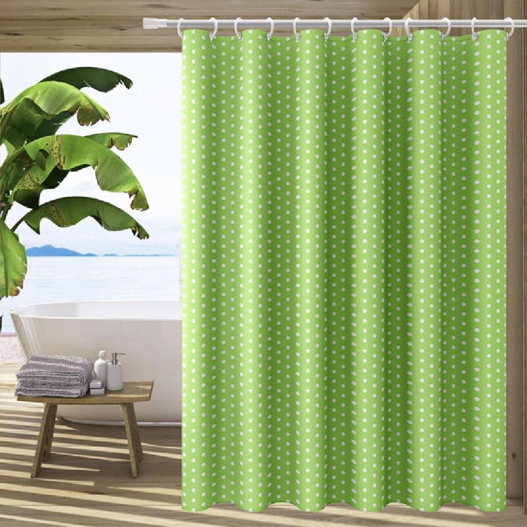 Latitude Run® 11 Piece Polka Dots Shower Curtain Set + Hooks Wayfair